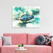 Toile Aquarelle de poisson tropical hawaïen Hawaï (Insitu(Salon))