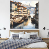 Toile Aquarelle de Porto (Insitu(Chambre))
