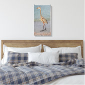 Toile Aquarelle du Grand Héron Bleu (Insitu(Chambre))