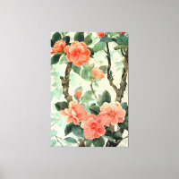 Aquarelle du jardin de la Camelia