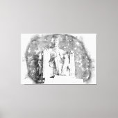 Toile Aquarelle du Mémorial Lincoln (Recto)