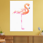 Toile Aquarelle flamant rose (Insitu(Salon))