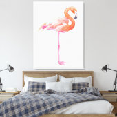 Toile Aquarelle flamant rose (Insitu(Chambre))