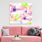 Toile Aquarelle florale (Insitu(Salon))