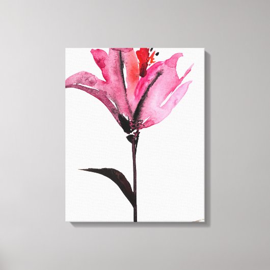 Toile Aquarelle florale II (Recto)