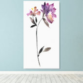 Toile Aquarelle florale III (Insitu (Plancher de Bois))