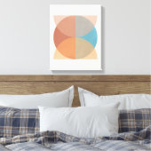 Toile Aquarelle géométrique Abstraite moderne (Insitu(Chambre))