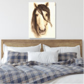 Toile Aquarelle Grange Animaux | Cheval (Insitu(Chambre))