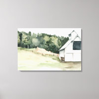 Aquarelle Grange blanche