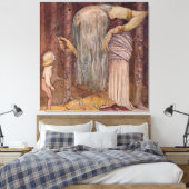 Toile Aquarelle « Herbe de troll » de John Bauer (Insitu(Chambre))