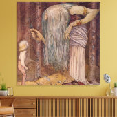 Toile Aquarelle « Herbe de troll » de John Bauer (Insitu(Salon))