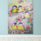 Toile Aquarelle Imprimer Belles Éperviers (Insitu (Plancher de Bois))