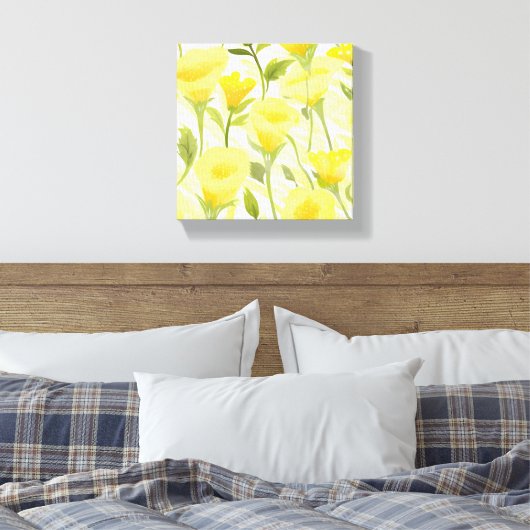 Toile Aquarelle jaune (Insitu(Chambre))