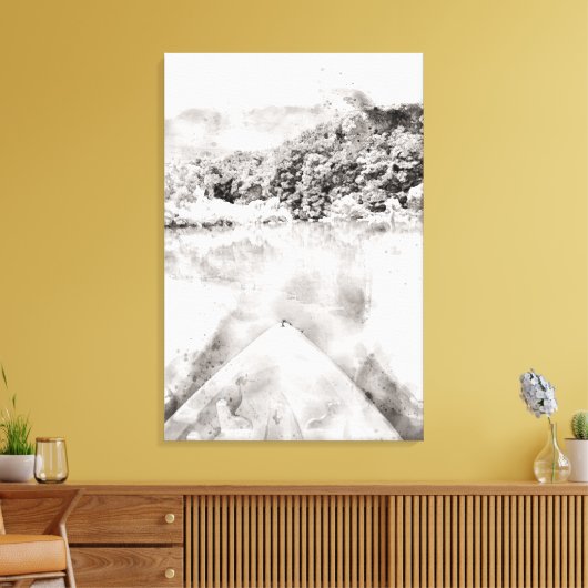 Toile Aquarelle Kayak (Insitu(Salon))