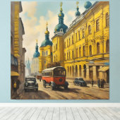 Toile Aquarelle Kiev Ukraine (Insitu (Plancher de Bois))