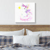 Toile Aquarelle Lapin Fairy (Insitu(Chambre))