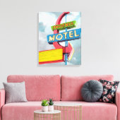 Toile Aquarelle Motel Phoenix (Insitu(Salon))