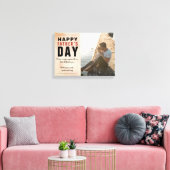 Toile Aquarelle papa heureux Père`s Day Photo (Insitu(Salon))