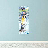 Toile Aquarelle - Phare (Insitu (Plancher de Bois))