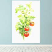 Toile Aquarelle Plante tomate Serenade (Insitu (Plancher de Bois))