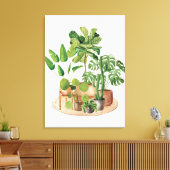 Toile Aquarelle Plantes tropicales (Insitu(Salon))