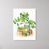 Toile Aquarelle Plantes tropicales (Recto)