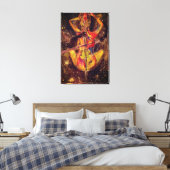 Toile Aquarelle - Sonate Cello Space - Dame au violoncel (Insitu(Chambre))
