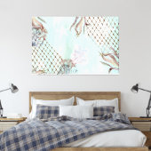 Toile Aquarelle sous la mer turquoise pâle (Insitu(Chambre))