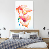 Toile Aquarelle Sublime Calla Lilies (Insitu(Chambre))