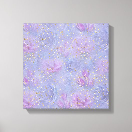 Toile Aquarelle très peri, Rose, Tulipes (Recto)