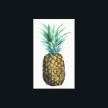Toile Aquarelle tropicale à ananas<br><div class="desc">Aquarelle tropicale à ananas. Artiste : Grace Popp. ID d'image : 105687D.</div>