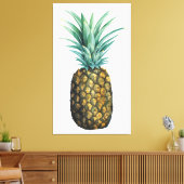 Toile Aquarelle tropicale à ananas (Insitu(Salon))
