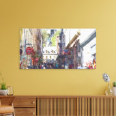 Toile Aquarelle Vieux Québec Imprimer #1 (Insitu(Salon))