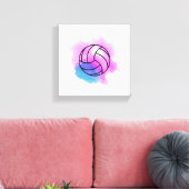 Toile Aquarelle volleyball (Insitu(Salon))