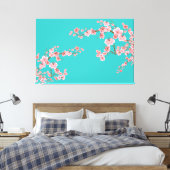 Toile Aquarelles Douces Fleurs de Cerisier (Insitu(Chambre))