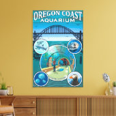 Toile Aquarium de la côte de l'Oregon (Insitu(Salon))