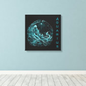 Toile Aquarius—20 janvier-18 février (Insitu (Plancher de Bois))