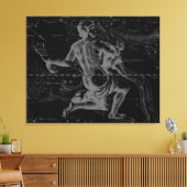 Toile Aquarius Zodiac Constellation Hevelius 1690 (Insitu(Salon))