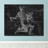 Toile Aquarius Zodiac Constellation Hevelius 1690 (Insitu (Plancher de Bois))