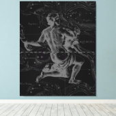 Toile Aquarius Zodiac Constellation Hevelius 1690 (Insitu (Plancher de Bois))
