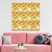 Toile Aquatic animals pattern | ocean underwater life 31 (Insitu(Salon))