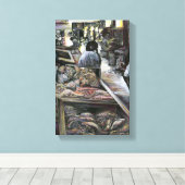 Toile Aquatique, mais baisée avec le vent du désert, Jér (Insitu (Plancher de Bois))