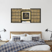 Toile arabe -99 noms d'Allah (Insitu(Chambre))