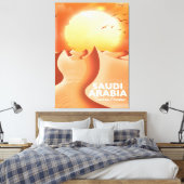 Toile Arabie Saoudite par avion (Insitu(Chambre))