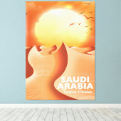 Toile Arabie Saoudite par avion (Insitu (Plancher de Bois))