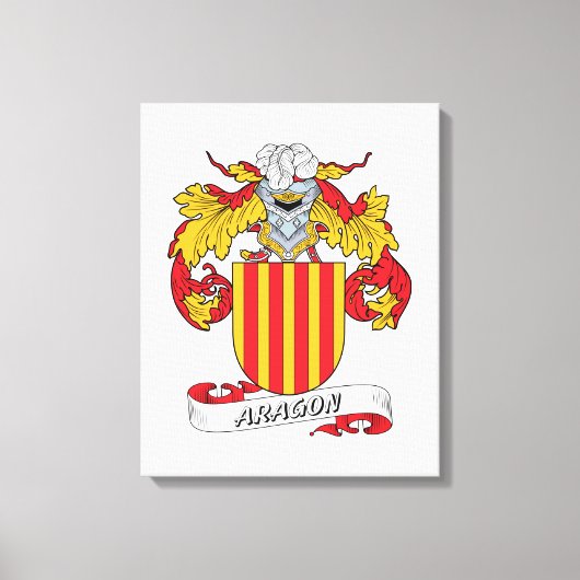 Toile Aragon Family Crest (Recto)