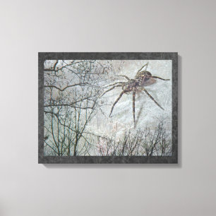 Toile Araignée descendante