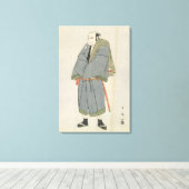 Toile Arashi Ryu_zo comme Heiemon, 1795 (Insitu (Plancher de Bois))