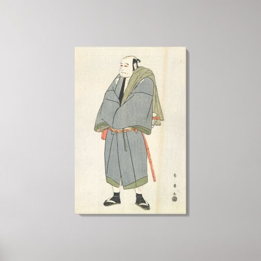 Toile Arashi Ryu_zo comme Heiemon, 1795 (Recto)