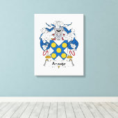 Toile Araujo Family Crest (Insitu (Plancher de Bois))